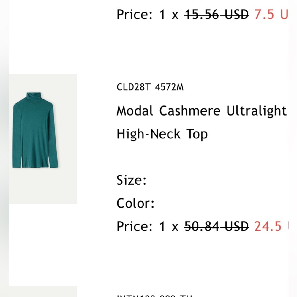 Cashmere High Neck top